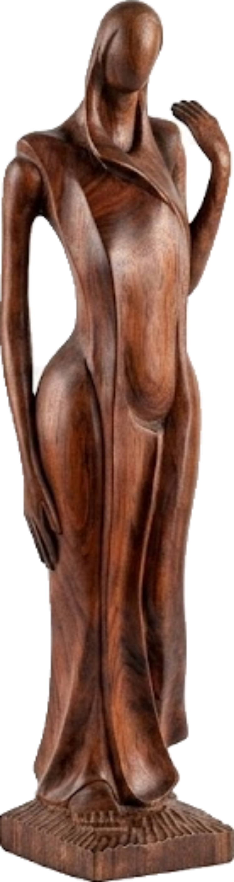 Mujer con vestido — escultura de José Duverger