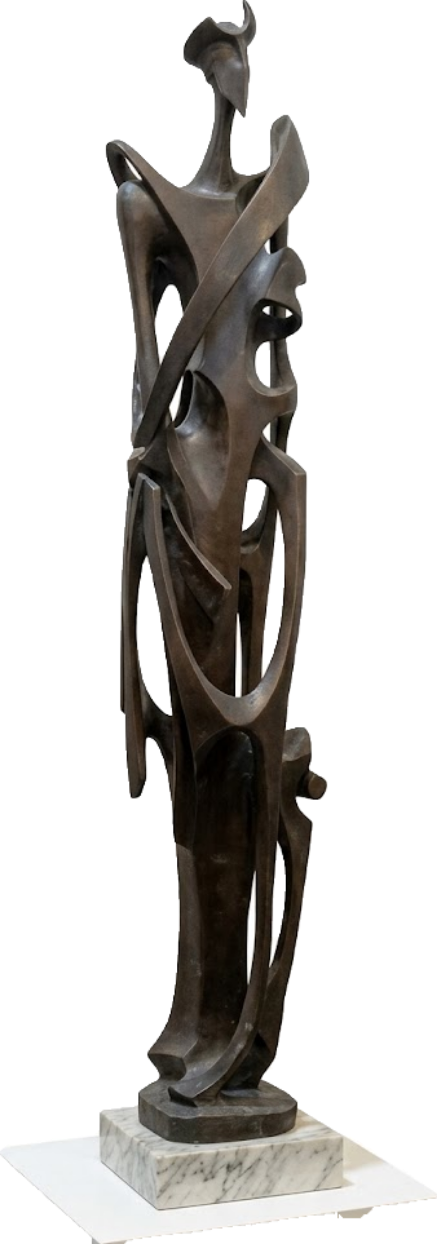 Quijote en el tiempo — escultura de José Duverger