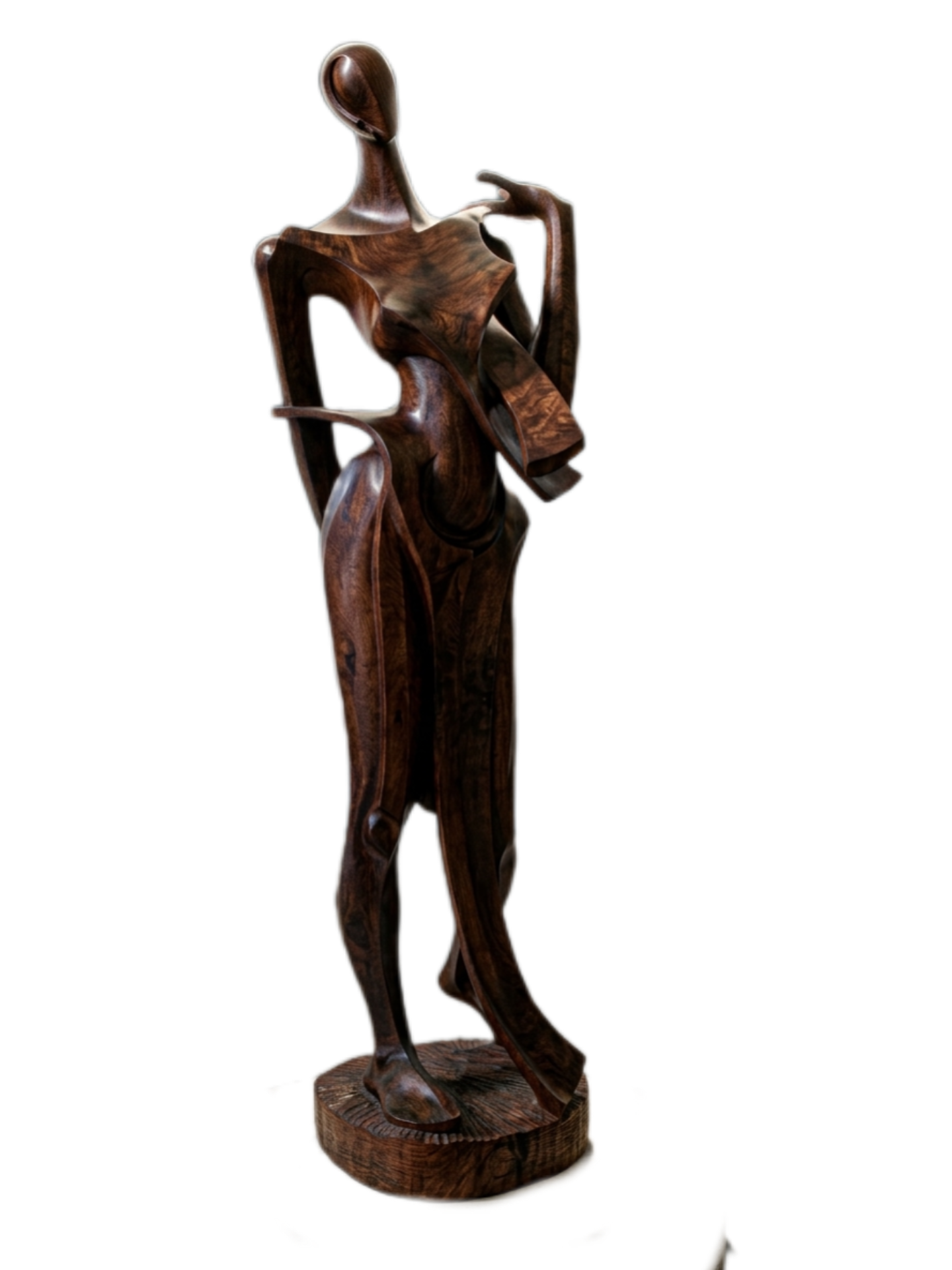 Mujer con paño — escultura de José Duverger